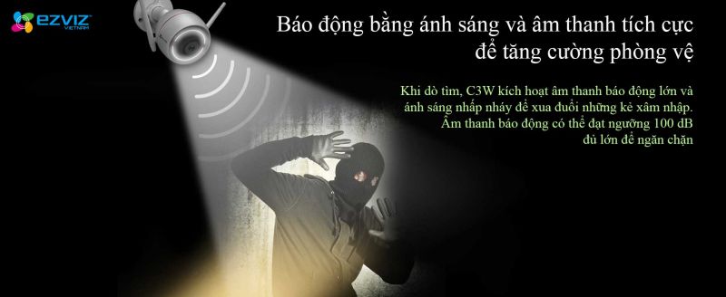 camera wifi có chuông báo động chống trộm và đèn báo tại Quảng Nam - Đà Nẵng 