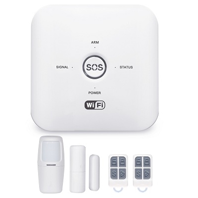 Bộ Báo Động Chống Trộm GW03 Qua WIFI + Sim GSM